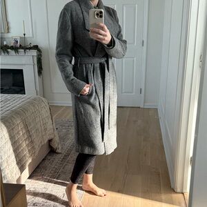Soia & Kyo Textured Gray Coat